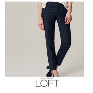 Navy blue LOFT Maria Skinny pants